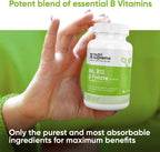 Nutri Supreme, Folato con B6 y B12, Ayuda a Mantener Niveles Normales de Homocisteína y Salud Cardiovascular, 60 Comprimidos, Certificado Kosher