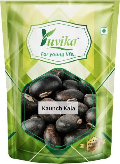 YUVIKA Beej Kaunch Kala - Mucuna Pruriens - Semillas de Kaunch Negro (200 g) – Image 1