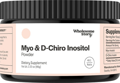 Myo-Inositol y D-Chiro Inositol en Polvo para Mujeres | Ratio 40:1 | 90 Porciones | Wholesome Story – Image 10