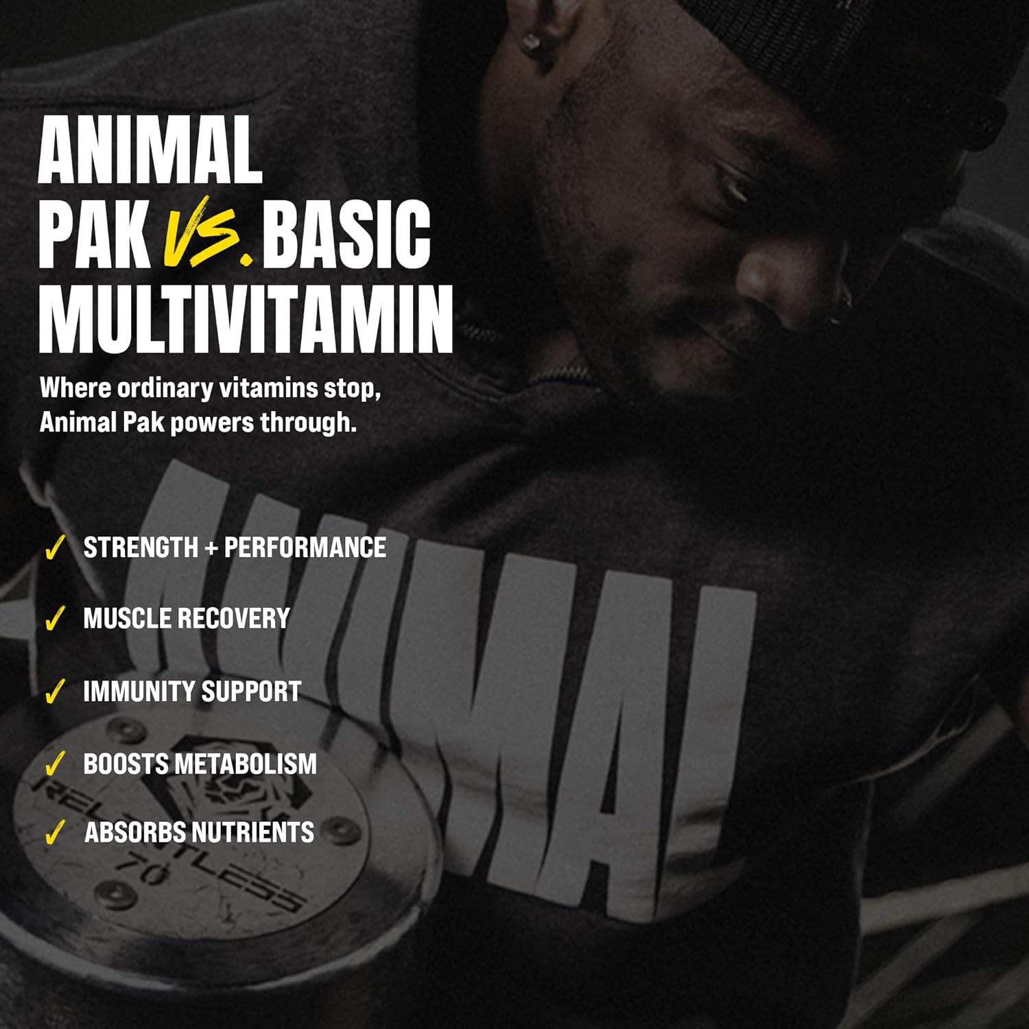 Animal Pak - Multivitamínico Completo para Hombres y Mujeres, 30 Sobres