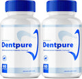 Dentpure Probióticos Orales para Dientes y Encías, Cápsulas - Máxima Potencia, Fórmula Avanzada Natural para Aliento Fresco y Bienestar Dental (2 Paquetes)