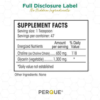 Perque Choline Citrate, 7.86 Ounce – Image 5