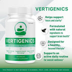 Vertigenics Complemento Alimenticio para la Salud Cerebral, 60 Cápsulas