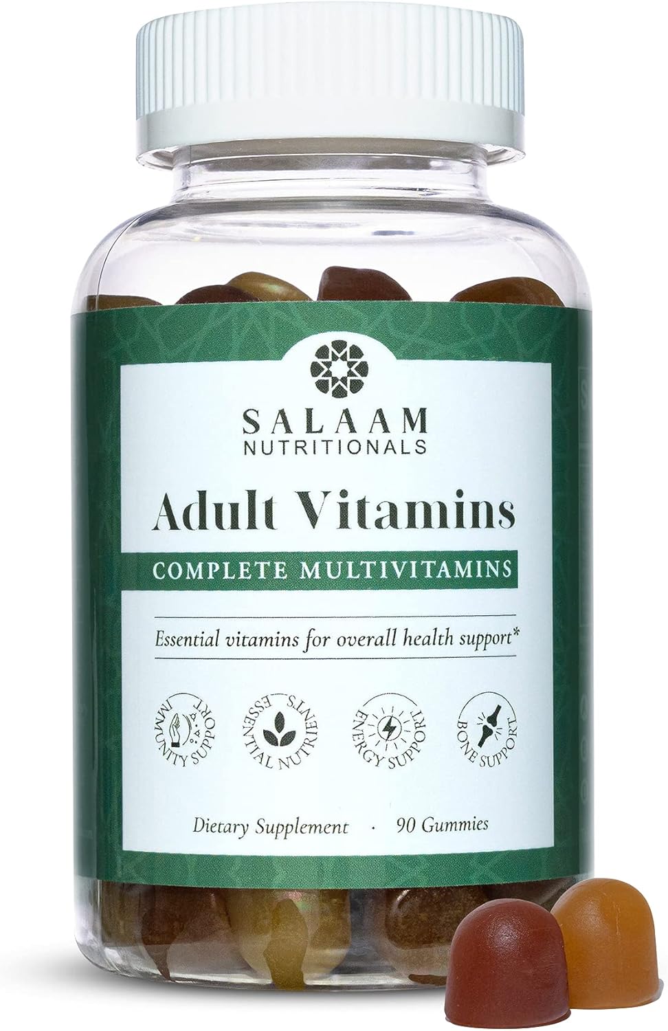 Salaam Nutritionals - Multivitamínico en gominolas para adultos, 90 unidades
