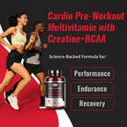 Multivitamínico con Creatina y BCAA para Cardio – Protección Cardíaca y Recuperación Muscular