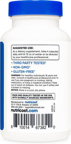 Nutricost Ácido Ursólico 300mg, 120 Cápsulas - Vegano, No GMO, Sin Gluten