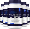 rize labs Neuro Tonix Cápsulas para Memoria y Concentración, Fórmula Avanzada Apoya la Concentración, Despeja la Niebla Mental - Paquete de 5 (300 Cápsulas)
