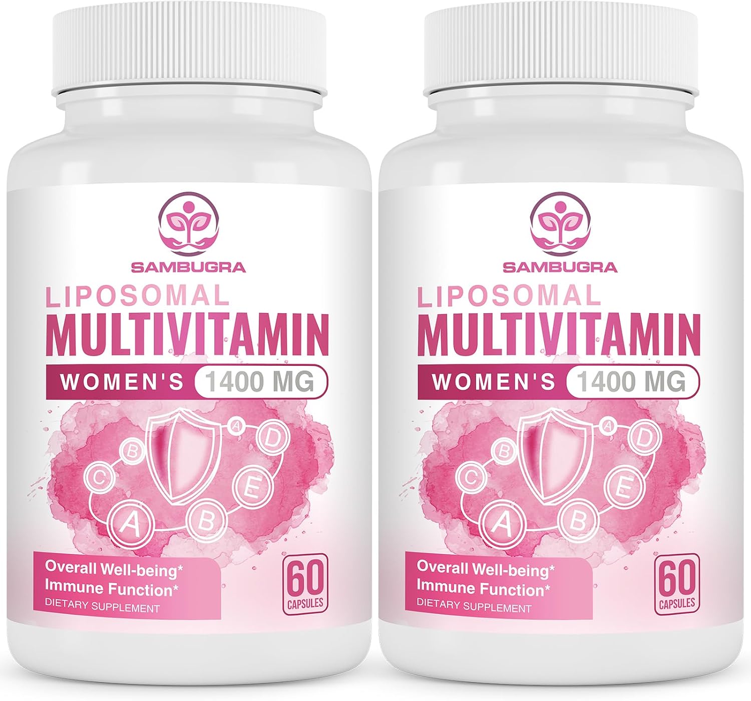 Sambugra Multivitamínico Liposomal para Mujeres 1400mg - 2 Envases