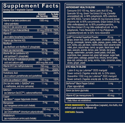 Vthrive BioActive Women 50+ Multivitamínico Diario para Mujeres +50, con Vitaminas y Minerales Esenciales, 60 Cápsulas – Image 2