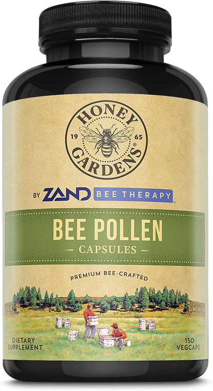 Honey Gardens Bee Pollen, Cápsulas - 580mg, 150 cápsulas – Image 1