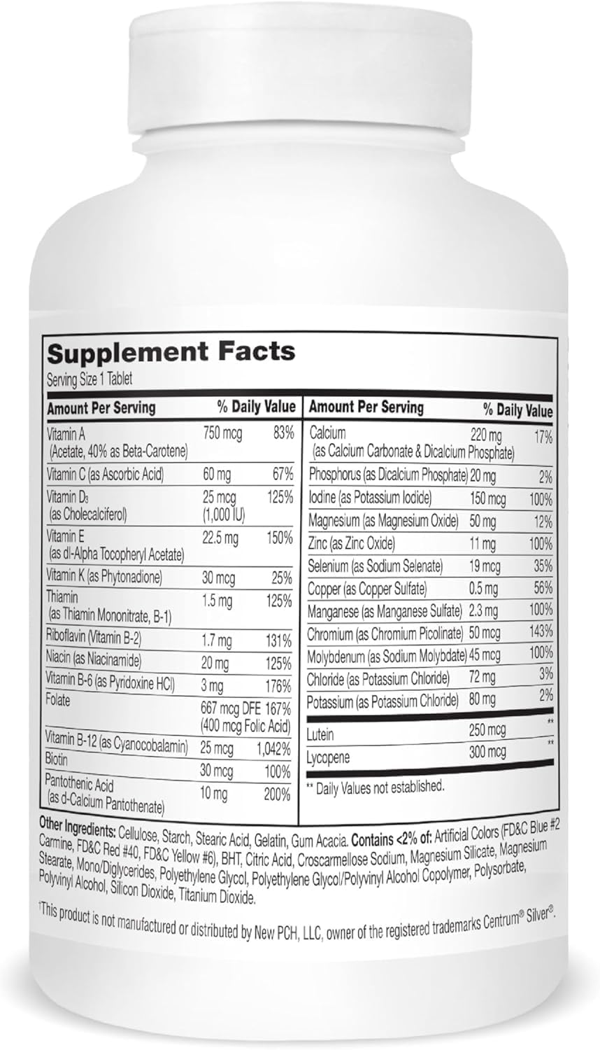 21st Century Sentry Senior Tablets - 265 comprimidos, Pack de 2
