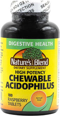 Suplemento Probiótico Acidophilus - 100 Cápsulas de Alta Potencia