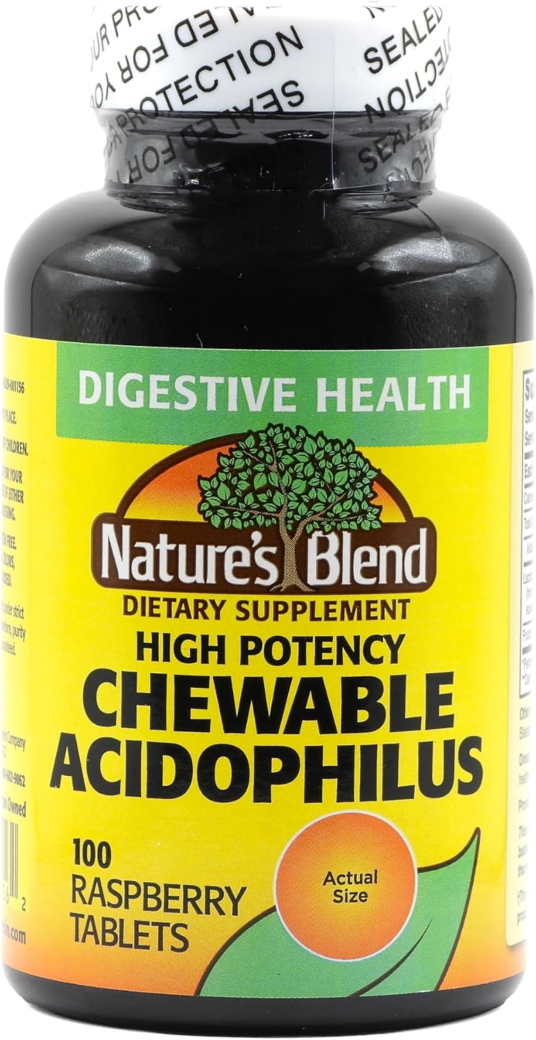 Suplemento Probiótico Acidophilus - 100 Cápsulas de Alta Potencia