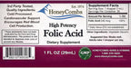 HoneyCombs Gotas de Vitamina B9 (Ácido Fólico) – Suplemento Líquido de Folato, 30 ml
