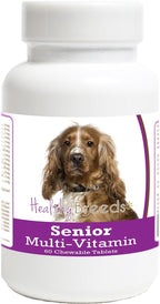 Healthy Breeds English Cocker Spaniel Senior Dog Multivitamin Tablets 60 Count