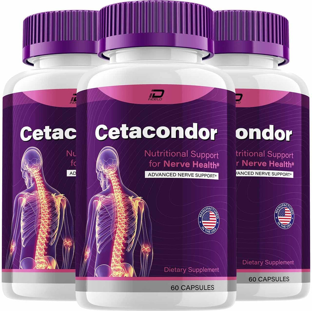 Cetacondor Health & Brain Support – Fórmula Nootrópica Avanzada, 180 Cápsulas (3 Paquetes)