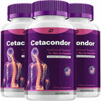 Cetacondor Health & Brain Support – Fórmula Nootrópica Avanzada, 180 Cápsulas (3 Paquetes)