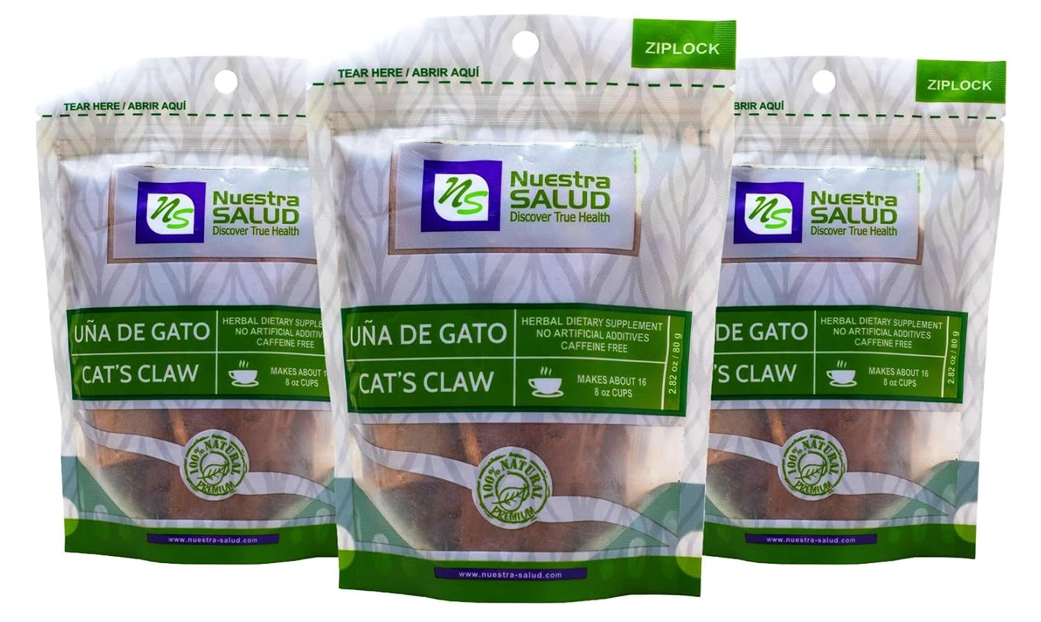 Cat's Claw Bark Herbal Infusion Tea – Uña de Gato (240g) 100% Natural