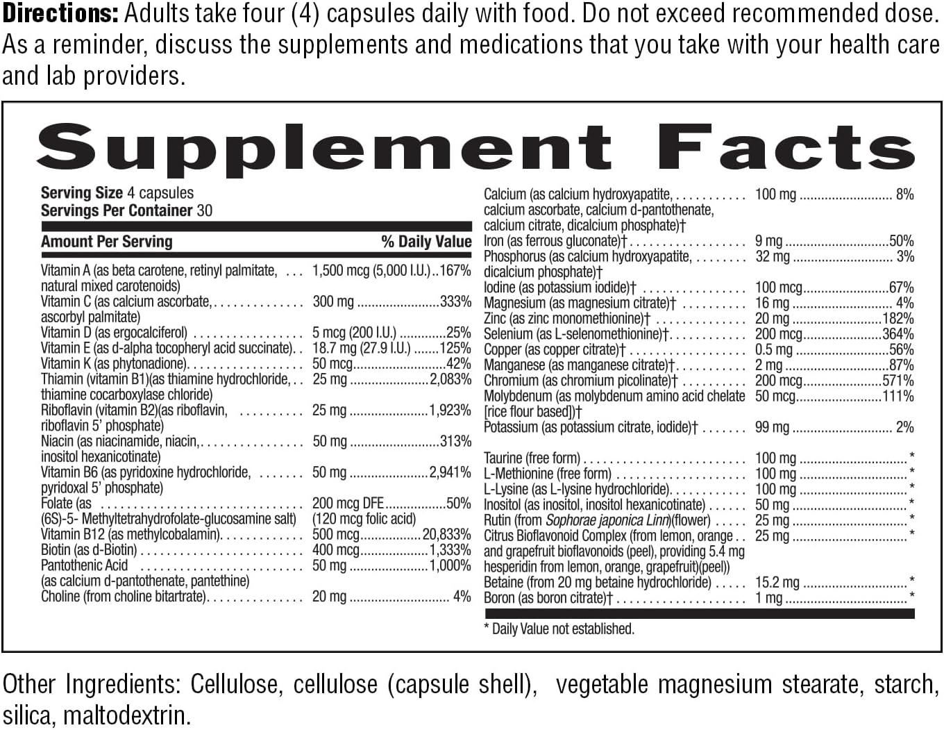 Country Life Max for Vegans - 120 Cápsulas Veganas - Multivitamínico Diario - Apoyo Inmunitario - Con Vitamina B12, Hierro, Aminoácidos, Coenzimas B - Sin Gluten