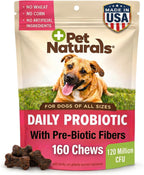 Pet Naturals Daily Probiotics for Dogs - Duck Chews - 160 Count