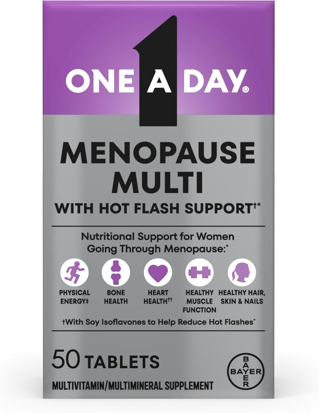 One A Day Multivitamínico para Mujeres en la Menopausia – 50 Comprimidos