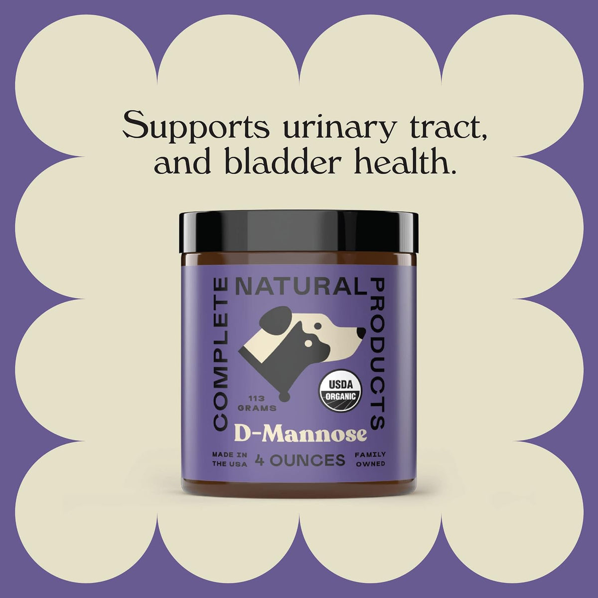 CNP Organic D'Mannose Powder for Pets 4oz - Polvo de D-Mannosa Orgánica para Perros y Gatos – Image 5