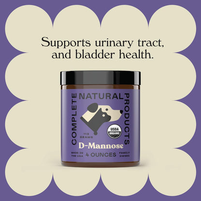 CNP Organic D'Mannose Powder for Pets 4oz - Polvo de D-Mannosa Orgánica para Perros y Gatos – Image 5