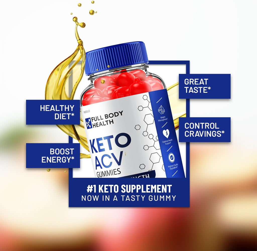 Full Body Health Keto ACV Gummies – Pack de 2 (120 Gominolas)