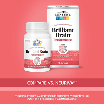 21st Century Brilliant Brain Performance – ¿Tiene gluten? No. El producto es libre de gluten y no contiene trigo, – Image 3