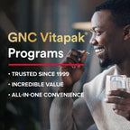 GNC Mega Men Joint Vitapak Program para Hombres: 3 Productos en 1 Pack, Multivitamínico, Glucosamina y Condroitina, 30 Sobres Diarios