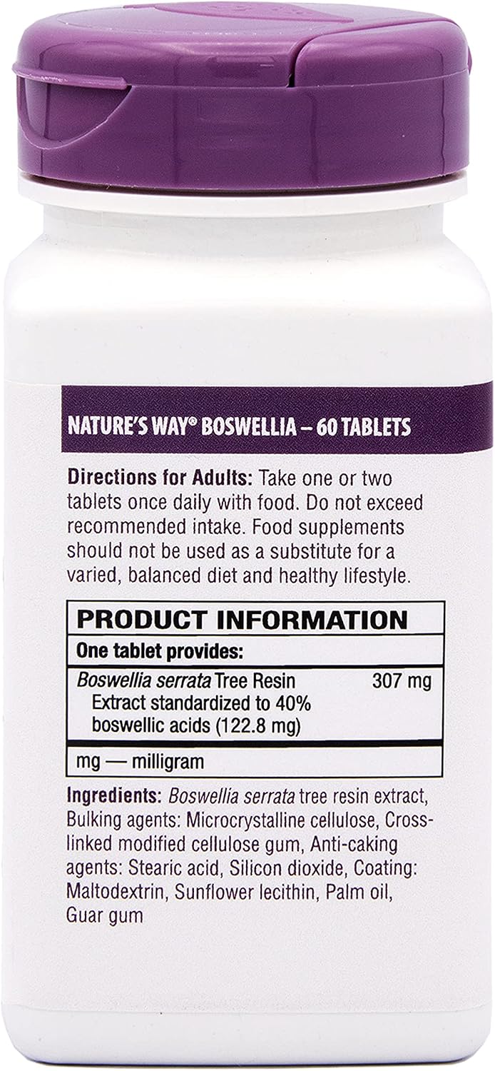 Nature's Way Boswellia Estandarizada - 60 Comprimidos
