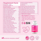 Mountain Meadow Herbal Vita-MOM Vitaminas Prenatales - Suplemento con 5-MTHF Folato, Hierro, Multivitaminas y Hierbas Orgánicas - 120 Cápsulas Blandas (2 Meses)