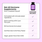 HUM Hormone Balance for Women - Supplement with Chasteberry and Dong Quai - 60 Capsules