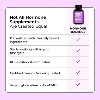 HUM Hormone Balance para Mujeres - Suplemento con Sauzgatillo y Dong Quai - 60 Cápsulas – Image 6
