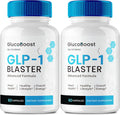 GlucoBoost Cápsulas, Suplemento de Apoyo GlucoBoost - Máxima Potencia, Fórmula Natural, 2 Paquetes
