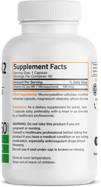 Bronson Vitamina K2 como MK-7 Menaquinona 100 mcg, 60 Cápsulas