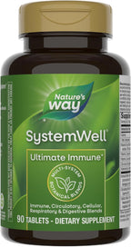Nature's Way SystemWell Ultimate Immune - Apoyo Inmunológico con Vitaminas C, A, D, Zinc y Selenio, 180 Comprimidos