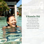 Global Healing Vitamina D3 Orgánica 5000 UI - Suplemento Vegano de Vitamina D3 - 2 fl oz