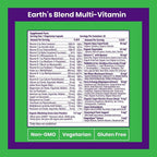 Earth's Blend Multivitamínico Diario Sin Hierro - Paradise Herbs
