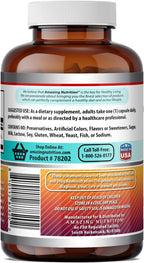 Amazing Formulas Niacina (Vitamina B3) 500 mg, 180 Cápsulas - No-GMO, Sin Gluten