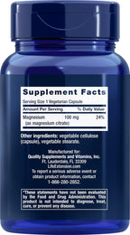 Life Extension Magnesio Citrato, 100 mg, 200 Cápsulas