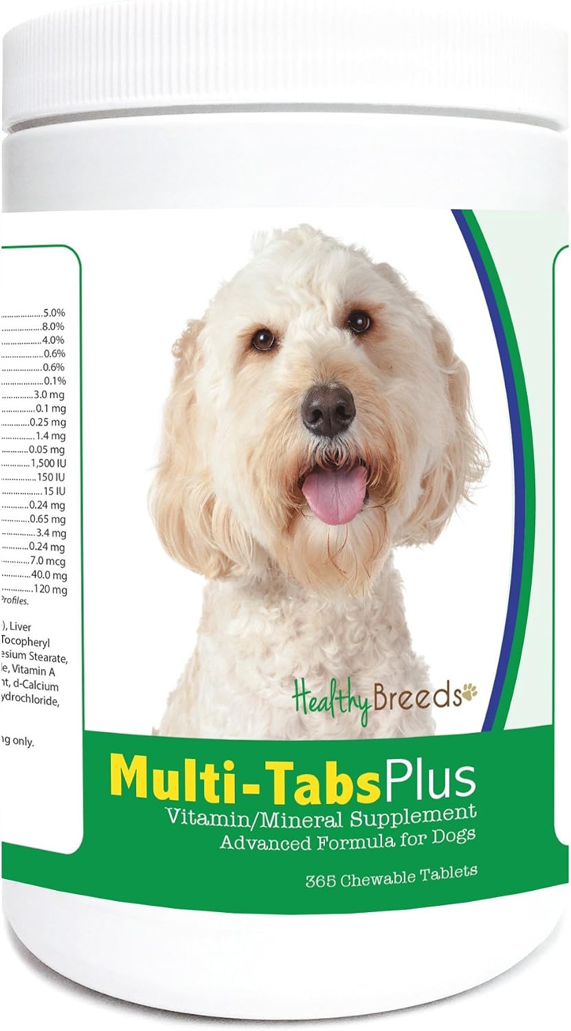Healthy Breeds Multi-Tabs Plus Chewable Tablets for Dogs 365 Count
