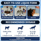 Tratamiento Natural contra Levaduras para Perros | Gotas con Probióticos y Mezcla de 8 Hierbas | Apoya Piel, Oídos y Alivio de Alergias | Sabor a Bacon