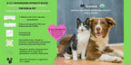 Complejo de Hongos para Perros y Gatos – 25%+ Beta-Glucanos – Mezcla de Extractos de Cuerpos Fructíferos (Cola de Pavo, Reishi, Maitake, Shiitake) – Apoyo Inmunitario y Digestivo – Sin Micelio, Sin Rellenos – 250 Servicios