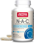 Jarrow Formulas N-A-C 500 mg, 60 Cápsulas Vegetales