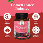 Myo-Inositol y D-Chiro Inositol con Colina - 60 Cápsulas - Complemento Alimenticio para el Bienestar Femenino