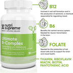 Nutri Supreme Ultimate B Complex - Complejo B con Metilfolato - 60 Cápsulas