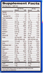 Bausch + Lomb PreserVision Suplemento Vitamínico Mineral para Ojos, 100 Cápsulas Blandas (Paquete de 2)