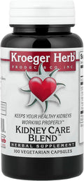 Kroeger Herb Kidney Care Blend - 100 Cápsulas Vegetarianas