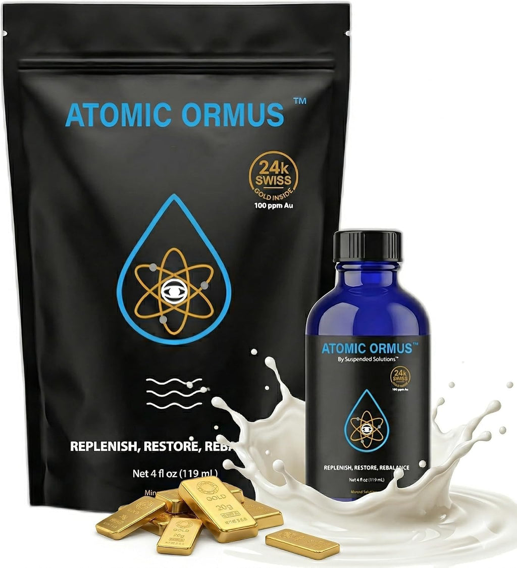 Suspended Solutions Líquido Monoatómico Oro 24K ORMUS – 118 ml (4 oz)
